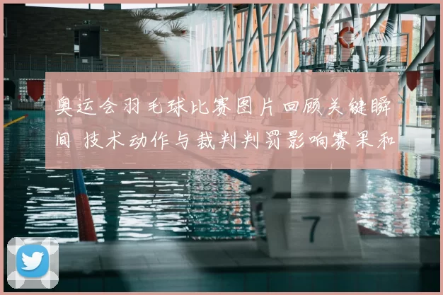 奥运会羽毛球比赛图片回顾关键瞬间 技术动作与裁判判罚影响赛果和备战